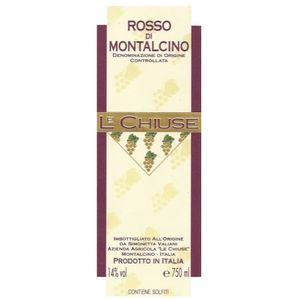 2022 Le Chiuse, Rosso di Montalcino 6x75cl
