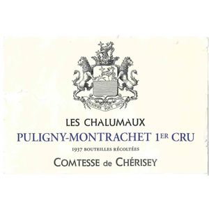 2019 Comtesse de Cherisey, Puligny-Montrachet Premier Cru, Les Chalumaux 6x75cl