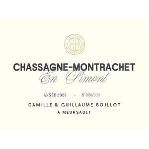 2023 Camille & Guillaume Boillot, Chassagne-Montrachet, En Pimont 6x75cl