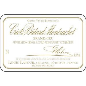 2023 Louis Latour, Criots-Batard-Montrachet Grand Cru 6x75cl