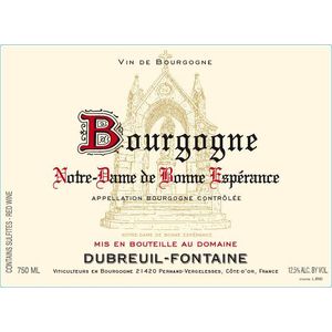 2021 Dubreuil-Fontaine, Bourgogne, Notre-Dame de Bonne Esperance 6x150cl