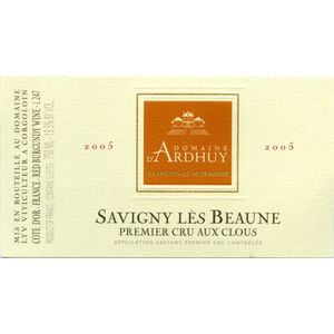 2005 Domaine d'Ardhuy, Savigny-les-Beaune Premier Cru, Les Narbantons 12x75cl