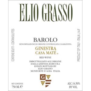 2018 Elio Grasso, Barolo, Ginestra Casa Mate 1x150cl