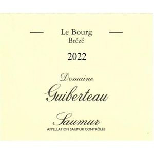 2022 Domaine Guiberteau, Saumur, Breze Le Bourg 6x75cl