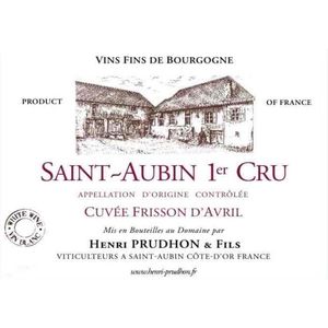 2021 Henri Prudhon & Fils, Saint-Aubin Premier Cru, Cuvee Frisson d'Avril 12x75cl