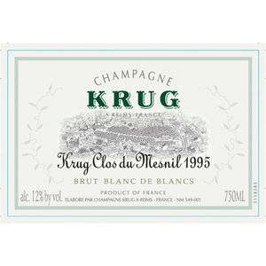 1995 Krug, Clos du Mesnil 1x75cl