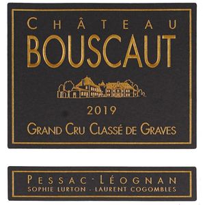 2019 Chateau Bouscaut, Rouge Cru Classe, Pessac-Leognan 6x150cl