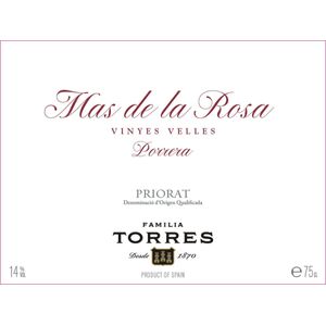 2019 Torres, Mas de la Rosa Vinyes Velles, Priorat 1x75cl