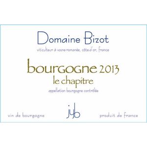 2021 Domaine Bizot, Bourgogne, Le Chapitre 1x150cl