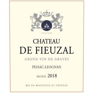 2018 Chateau de Fieuzal, Blanc, Pessac-Leognan 12x75cl