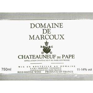 2016 Domaine de Marcoux, Chateauneuf-du-Pape 12x75cl