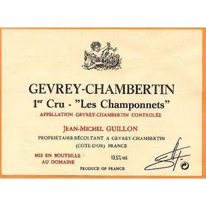 2022 Jean Michel Guillon, Gevrey-Chambertin Premier Cru, Champonnet 6x75cl
