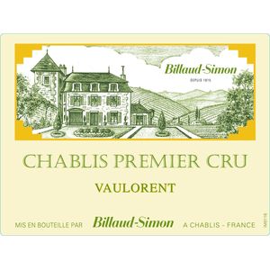 2021 Domaine Billaud-Simon, Chablis Premier Cru, Vaulorent 6x75cl
