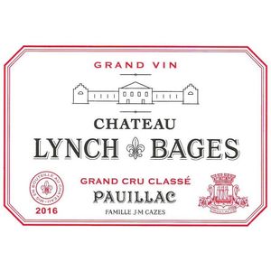 2016 Chateau Lynch-Bages 5eme Cru Classe, Pauillac 6x75cl