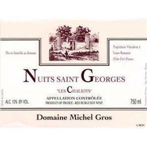 2020 Domaine Michel Gros, Nuits-Saint-Georges Premier Cru, Chaillots 12x75cl