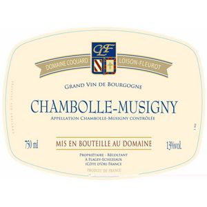 2020 Domaine Coquard Loison Fleurot, Chambolle-Musigny 6x75cl