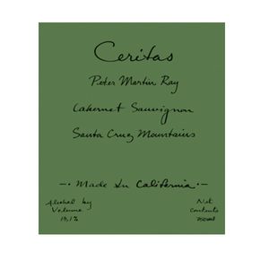 2016 Ceritas, Peter Martin Ray Vineyard Cabernet Sauvignon, Santa Cruz Mountains 6x75cl