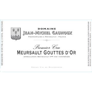 2017 Jean-Michel Gaunoux, Meursault Premier Cru, Les Gouttes d'Or 3x75cl
