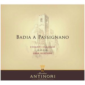 2016 Antinori, Chianti Classico, Badia a Passignano Gran Selezione 6x75cl