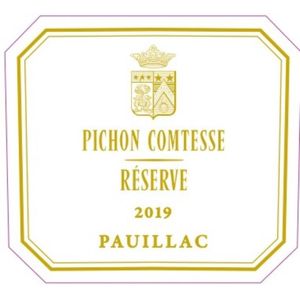 2019 Pichon Comtesse Reserve, Pauillac 12x75cl