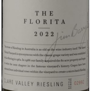2022 Jim Barry, Florita Riesling, Clare Valley 6x75cl