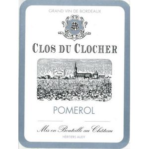 2015 Clos du Clocher, Pomerol 12x75cl