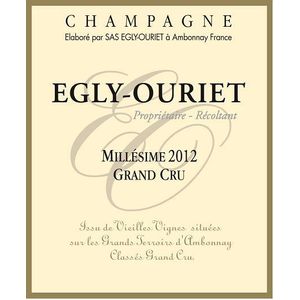 2012 Egly-Ouriet, Brut Millesime Grand Cru 6x75cl