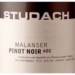 2022 Thomas Studach, Malanser Pinot Noir, Graubunden 6x75cl