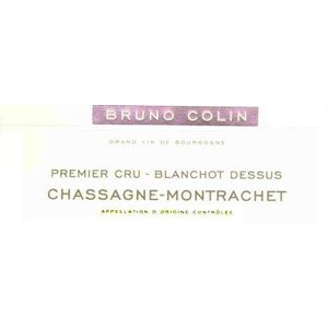 2018 Bruno Colin, Chassagne-Montrachet Premier Cru, Blanchot Dessous 6x75cl