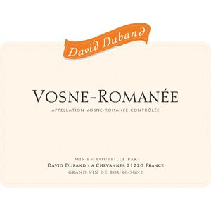 2020 David Duband, Vosne-Romanee 6x75cl