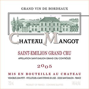 2021 Chateau Mangot, Saint-Emilion Grand Cru 1x600cl