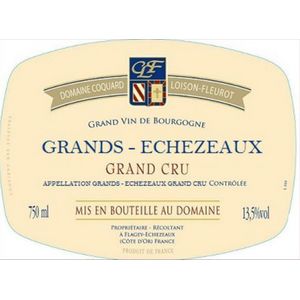 2020 Domaine Coquard Loison Fleurot, Grands Echezeaux Grand Cru 6x75cl