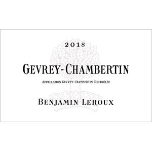 2018 Benjamin Leroux, Gevrey-Chambertin 6x75cl