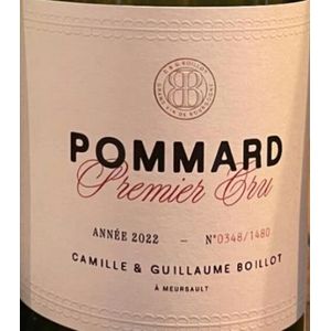2022 Camille & Guillaume Boillot, Pommard Premier Cru 6x75cl