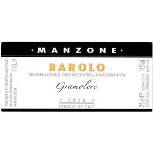 2017 Giovanni Manzone, Barolo, Gramolere 6x75cl