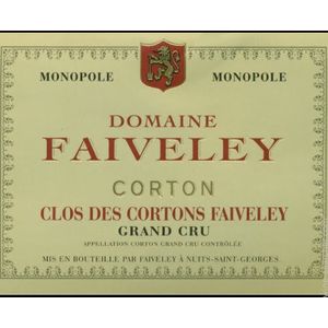2014 Domaine Faiveley, Corton Grand Cru, Clos des Cortons Faiveley 6x75cl