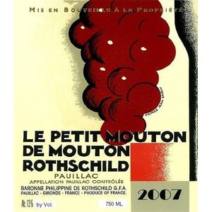 2007 Le Petit Mouton de Mouton Rothschild, Pauillac 6x75cl
