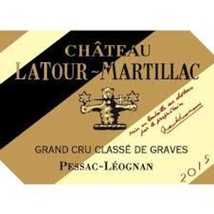 2015 Chateau Latour-Martillac, Rouge Cru Classe, Pessac-Leognan 6x75cl