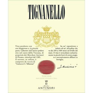 2014 Tignanello, Toscana 1x300cl