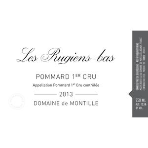 2013 Domaine de Montille, Pommard Premier Cru, Les Rugiens Bas 6x75cl