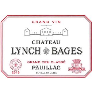 2015 Chateau Lynch-Bages 5eme Cru Classe, Pauillac 3x75cl