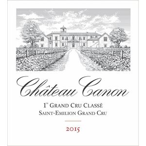 2015 Chateau Canon Premier Grand Cru Classe B, Saint-Emilion Grand Cru 1x300cl