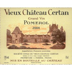 2004 Vieux Chateau Certan, Pomerol 12x75cl