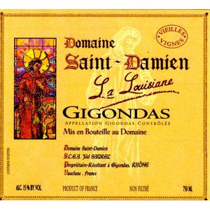 2022 Domaine Saint-Damien, Gigondas, Louisiane 6x75cl