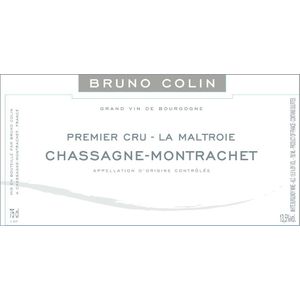 2020 Bruno Colin, Chassagne-Montrachet Premier Cru, La Maltroie Blanc 6x75cl