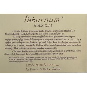 2022 Les Vins de Vienne, Taburnum Rhodaniennes, Collines Rhodaniennes IGP 6x75cl