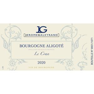 2022 Jerome Galeyrand, Bourgogne Aligote, Le Cran 6x75cl