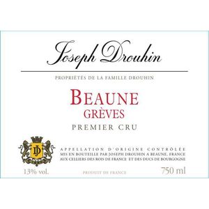 2018 Joseph Drouhin, Beaune Premier Cru, Les Greves 6x75cl
