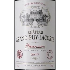 2017 Chateau Grand-Puy-Lacoste 5eme Cru Classe, Pauillac 6x75cl