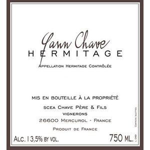 2018 Yann Chave, Hermitage 6x75cl